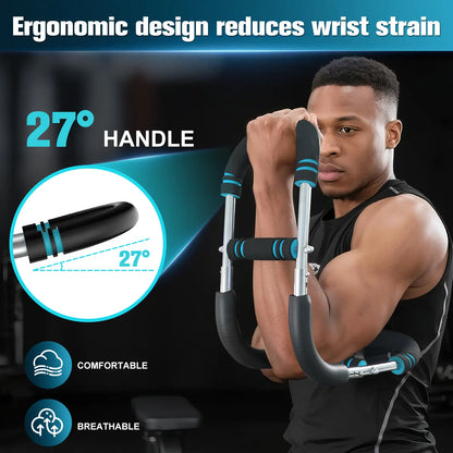Relifesports Adjustable Twister Arm Trainer - Spring Resistance Chest and Shoulder Workout Equipment for Men, Portable Home Fitness Gear