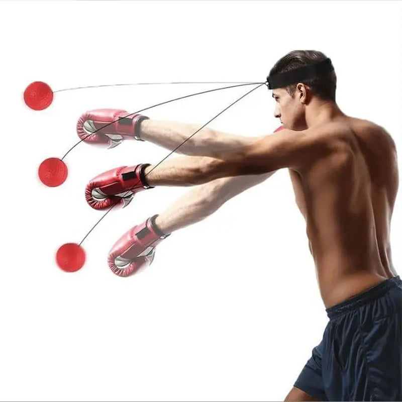 Professional Boxing Reflex Ball Set with Adjustable Headband for Enhanced Punching Practice and Reaction Improvement, Ideal Gift for Men, Premium Exercise Equipment