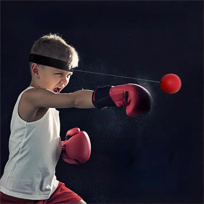 Professional Boxing Reflex Ball Set with Adjustable Headband for Enhanced Punching Practice and Reaction Improvement, Ideal Gift for Men, Premium Exercise Equipment