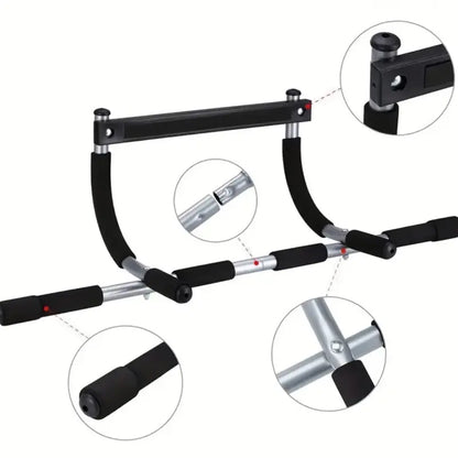 Door Pull-Up Bar for Comprehensive Strength Training and Core Development - Ideal for Home Gym Fitness