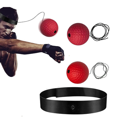 Professional Boxing Reflex Ball Set with Adjustable Headband for Enhanced Punching Practice and Reaction Improvement, Ideal Gift for Men, Premium Exercise Equipment