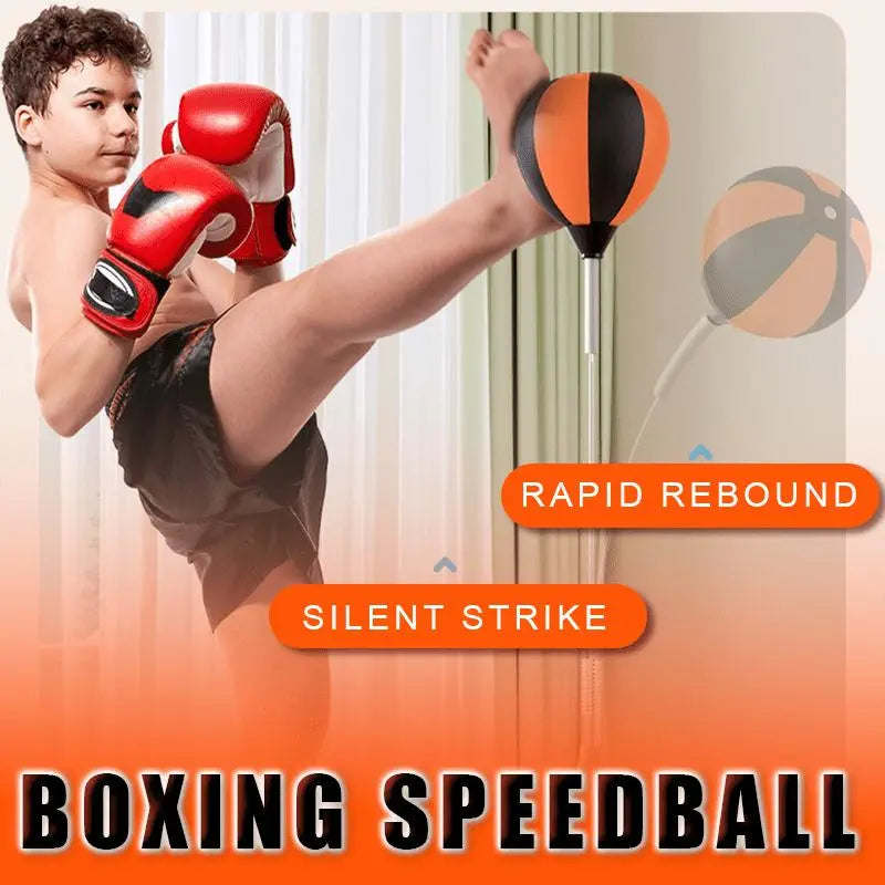 Premium Quality Adjustable Speed Ball with Stand for Teens and Adults - 360° Bounce Design, Portable for Stress Relief and Fitness - Perfect for Indoor and Outdoor Use