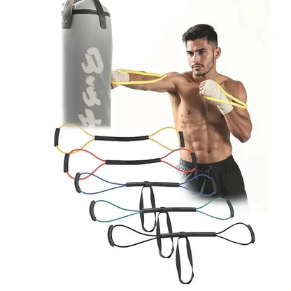Professional Boxing Resistance Band for Kickboxing and Gym Workouts - Adjustable Resistance Levels for Home Training