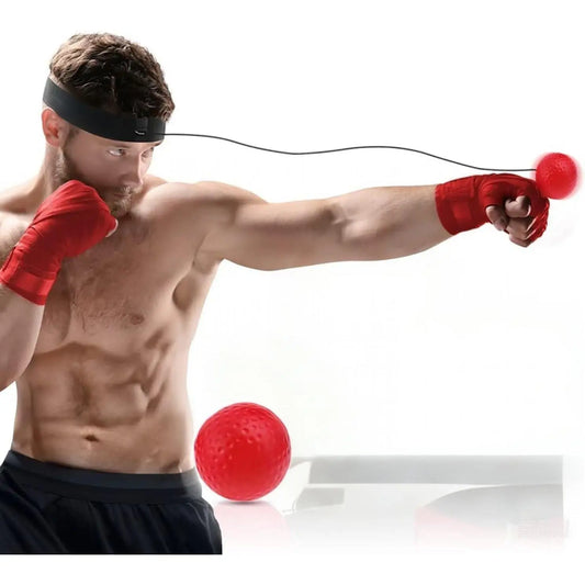 Professional Boxing Reflex Ball Set with Adjustable Headband for Enhanced Punching Practice and Reaction Improvement, Ideal Gift for Men, Premium Exercise Equipment